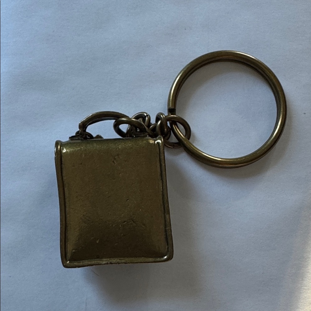 Coach Vintage Gold Miniature Bag Keychain - Picture 4 of 5